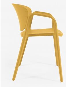 ANIA záhradná stolička Žltá