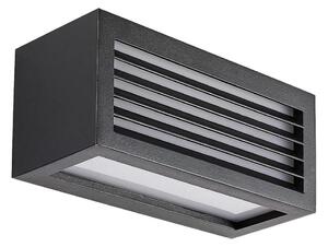 Rabalux 77100 - LED Vonkajšie nástenné svietidlo LUBLIN LED/10W/230V IP54 čierna