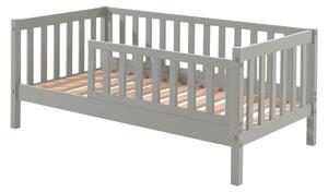 Sivá detská posteľ Vipack Junior, 70 x 140 cm