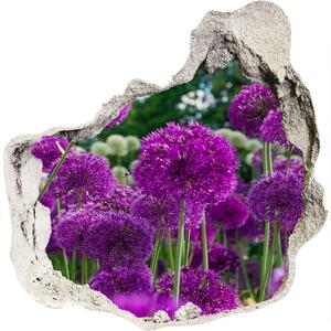 Fototapeta diera na stenu 3D Kvety cesnak nd-p-99930087