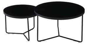 Set konferenčných stolíkov NEAPOL, čierna