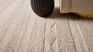 Diamond Carpets koberce Ručne viazaný kusový koberec Grandeur DESP P54/2 Dune White - 140x200 cm