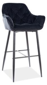 Barová stolička BERRY H-1 Velvet, 56x105x40, bluvel 19