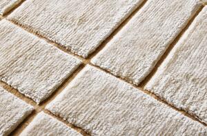 Diamond Carpets koberce Ručne viazaný kusový koberec Radiant Mohair DESP P41 Mohair White - 140x200 cm