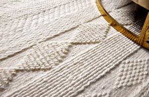 Diamond Carpets koberce Ručne viazaný kusový koberec Winter DESP P88 Mohair White - 120x170 cm
