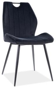 Jedálenská stolička MARCO Velvet, 51x91x46, bluvel 78