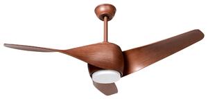 Stropný ventilátor so svetlom hnedý syntetický materiál železný s kresbou dreva s diaľkovým ovládaním moderná tradičná obývačka