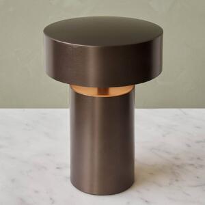 Nabíjateľná stolová lampa Audo Column, IP44, bronzová