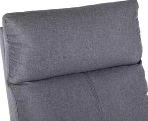 LuxuryForm DESIGN Televízne kreslo RUFO s polohovaním - šedé