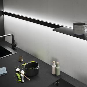 LED nástenné svetlo INTERO-LINE, čierne, 60 cm, 24 V,, Čierna, Obývacia izba / jedáleň, Hliník, Moderný, Nástenné svietidlo