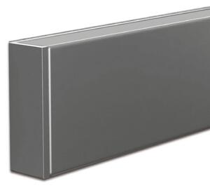 LED nástenné svetlo INTERO-LINE, nerezová oceľ, 60 cm, 24 V,, Hliník / sivá / zinok, Obývacia izba / jedáleň, Hliník, Moderný, Nástenné svietidlo