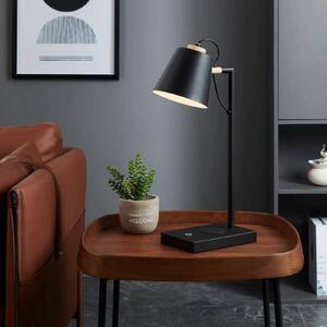 Stolná LED lampa EGLO Lacey-QI s dotykovým stmievačom