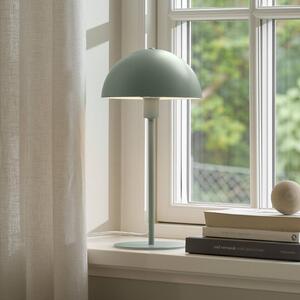Stolová lampa Ellen 20, prachovo zelená, kov, pätica E14