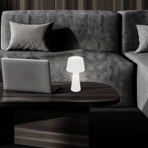 Stolná LED lampa Kihi s dobíjacou batériou, biela