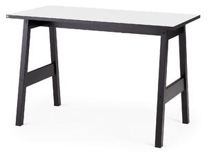 Kancelársky pracovný stôl NOMAD, 1200x600 mm, biela / čierna