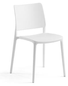 Plastová stolička RIO, biela