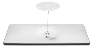 LED Prisadený panel NIVERA LED/32W/230V IP54 29,5x59,5 cm čierny