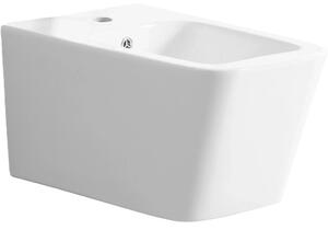 CERANO - Bidet závesný Forte - biela lesklá - 36x51 cm
