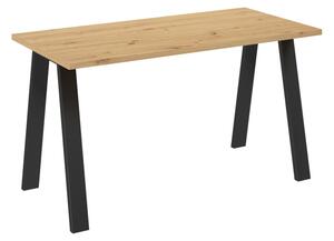 Jedálenský stôl, KLEO, 138x75x67, dub artisan