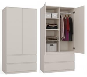 Šatníková skriňa do predsiene 90 cm TAAVI - kašmír