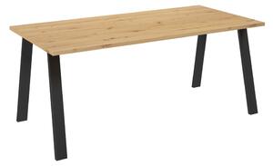 Jedálenský stôl ALEXANDR, 185x75x90, dub artisan