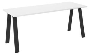 Jedálenský stôl, KLEO, 185x75x67, biela
