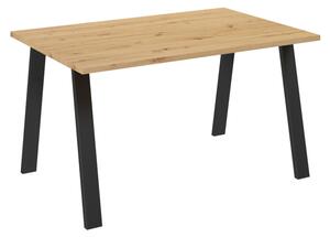 Jedálenský stôl, KLEO, 138x75x90, dub artisan