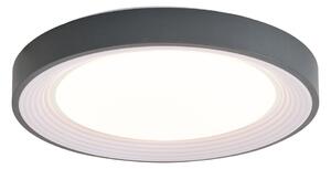 Moderné stropné svietidlo sivé s bielou farbou 48 cm vrátane LED stmievateľné RGB - Kanton