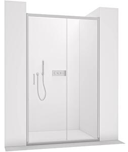 CERANO - Sprchové posuvné dvere Orlano L/P - 5 mm - chróm, transparentné sklo - 80x195 cm