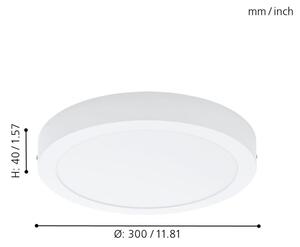Eglo 78203 - LED stropné svietidlo FUEVA LED/22W/230V