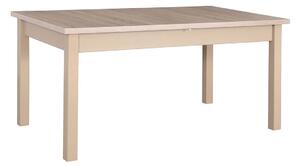 Rozkladací stôl Wood 90 x 160/200 II, Morenie: biela - L Mirjan24 5902928679021