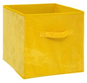 Úložný box Soft, 31x31x31 cm, žltá