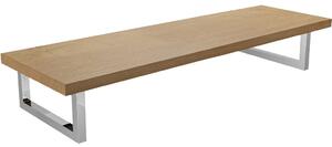 CERANO - Doska pod umývadlo Navira Pro + 2 konzoly pod dosku - dub medový - 100x46x3, 6 cm