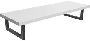 CERANO - Doska pod umývadlo Navira Pro + 2 konzoly pod dosku - biela matná - 80x46x3, 6 cm