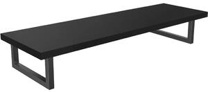 CERANO - Doska pod umývadlo Navira Pro + 2 konzoly pod dosku - čierna matná - 100x46x3, 6 cm