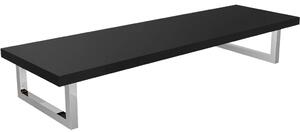 CERANO - Doska pod umývadlo Navira Pro + 2 konzoly pod dosku - čierna matná - 100x46x3, 6 cm