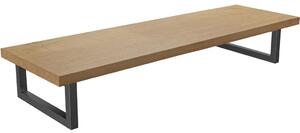 CERANO - Doska pod umývadlo Navira Pro + 2 konzoly pod dosku - dub medový - 100x46x3, 6 cm