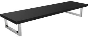 CERANO - Doska pod umývadlo Navira Pro + 2 konzoly pod dosku - čierna matná - 120x46x3, 6 cm
