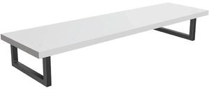 CERANO - Doska pod umývadlo Navira Pro + 2 konzoly pod dosku - biela matná - 120x46x3, 6 cm