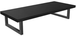 CERANO - Doska pod umývadlo Navira Pro + 2 konzoly pod dosku - čierna matná - 60x46x3, 6 cm