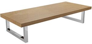 CERANO - Doska pod umývadlo Navira Pro + 2 konzoly pod dosku - dub medový - 60x46x3, 6 cm
