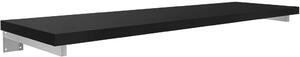 CERANO - Doska pod umývadlo Navira Pro + 2 skryté konzoly - čierna matná - 100x46x3, 6 cm