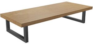 CERANO - Doska pod umývadlo Navira Pro + 2 konzoly pod dosku - dub medový - 60x46x3, 6 cm