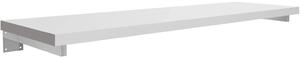 CERANO - Doska pod umývadlo Navira Pro + 2 skryté konzoly - biela matná - 100x46x3, 6 cm
