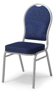 Jedálenská stolička SEATTLE, modrá / šedá