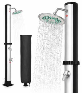 Solárna sprcha KARIBIK, 35 l, čierna/strieborná Jurhan