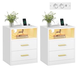 Set dvoch nočných stolíkov CUSTOS LET829WB01 (2 ks)