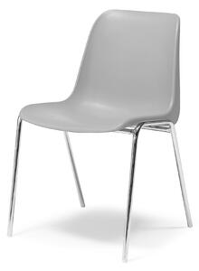 Plastová stolička SIERRA, šedá