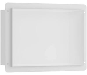 CERANO - Zápustná polička/nika do obkladu - biela matná - 30x20x10 cm