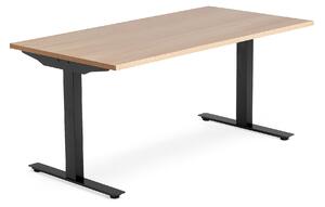 Kancelársky pracovný stôl MODULUS, T-rám, 1600x800 mm, dub/čierna